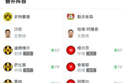 多特蒙德击败勒沃库森，保持领先优势